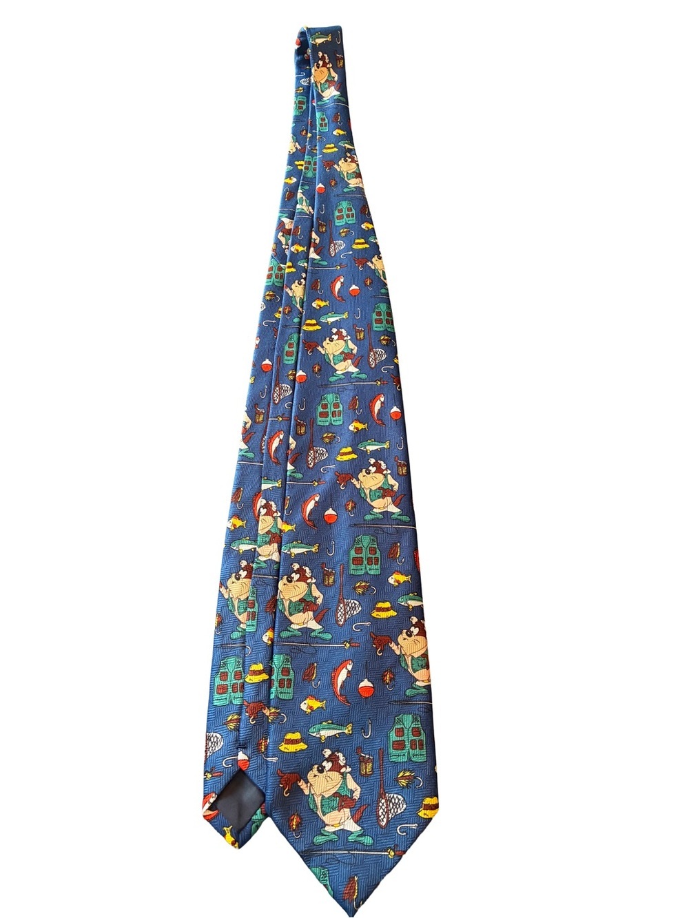 Vintage 90s Looney Tunes Warner Bros Tie Set of 3 Taz Elmer Fudd Bugs Bunny - Picture 10 of 10
